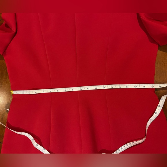 Preston & York vintage blazer/ jacket, red w/ black trim. Fitted, 2 pockets. 14 - Picture 11 of 11